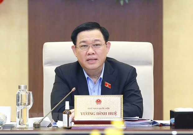 Chủ tịch Quốc hội Vương Đình Huệ phát biểu. Ảnh: Doãn Tấn/TTXVN Chủ tịch Quốc hội Vương Đình Huệ phát biểu. Ảnh: Doãn Tấn/TTXVN