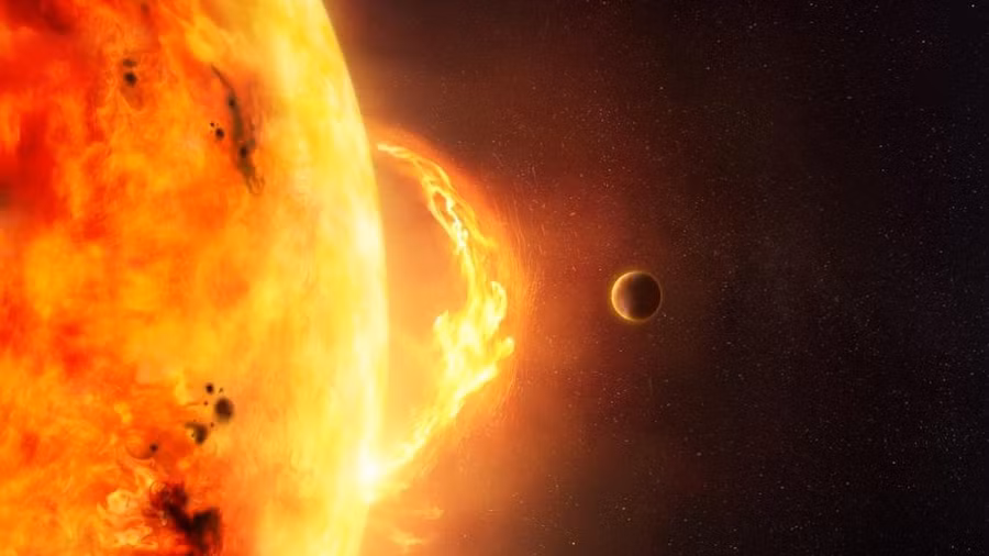  Mô phỏng một hành tinh gần sao trung tâm. Ảnh: AFP/Getty