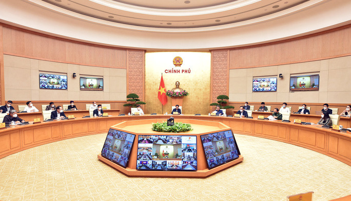 Phó Thủ tướng Lê Văn Thành chủ trì cuộc họp ứng phó cơn bão RAI với 28 tỉnh, thành phố ven biển - Ảnh: VGP