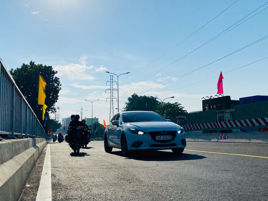 Đây là 1 trong những công trình trọng điểm giảm ùn tắc khu vực Tây Bắc TP.HCM