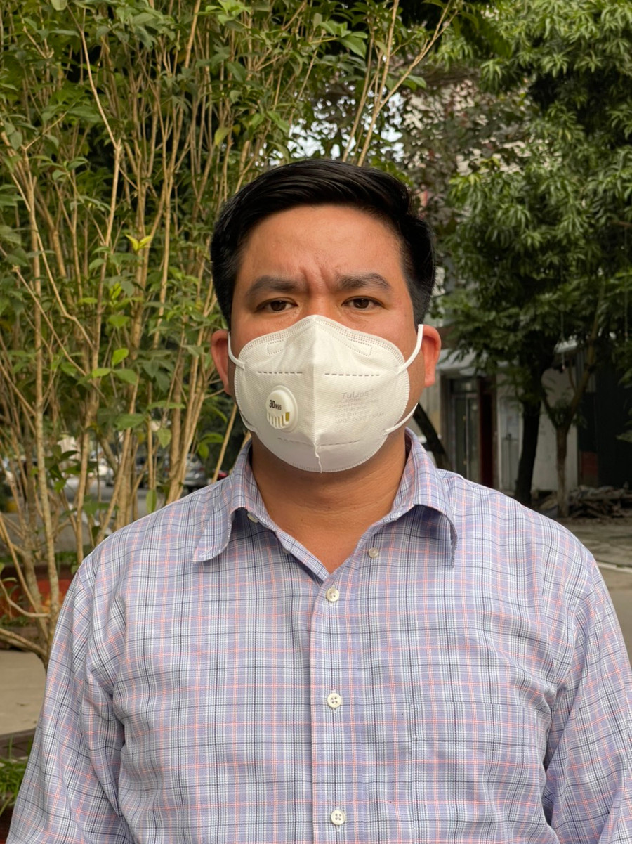 Ông Vương Trình Quốc – Chủ tịch UBND thị xã Sapa chia sẻ về kế hoạch tổ chức Lễ hội Tuyết Sapa 2021. Ảnh: NVCC