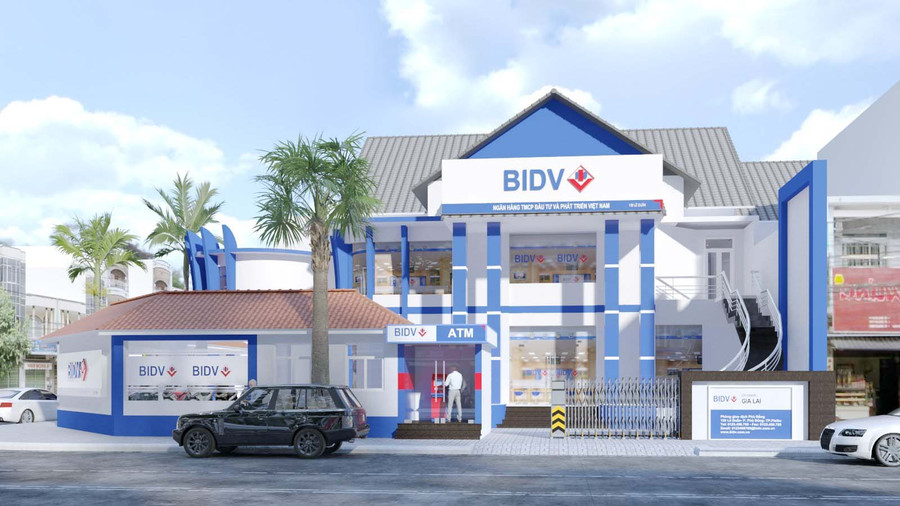 Phòng Giao dịch Phù Đổng BIDV Gia Lai chính thức đi vào hoạt động từ ngày 14-12. Ảnh: Sơn Ca