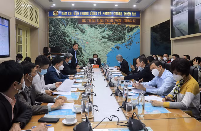 Ban Chỉ đạo Quốc gia về phòng chống thiên tai họp ứng phó mưa lũ tại miền Trung