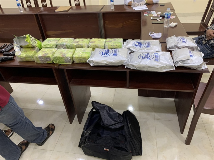 Tang vật bị thu giữ. Ảnh: Công an cung cấp  Tang vật bị thu giữ. Ảnh: Công an cung cấp