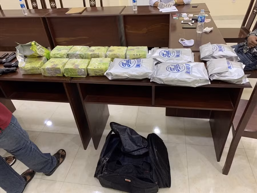  Tang vật bị thu giữ. Ảnh: Công an cung cấp