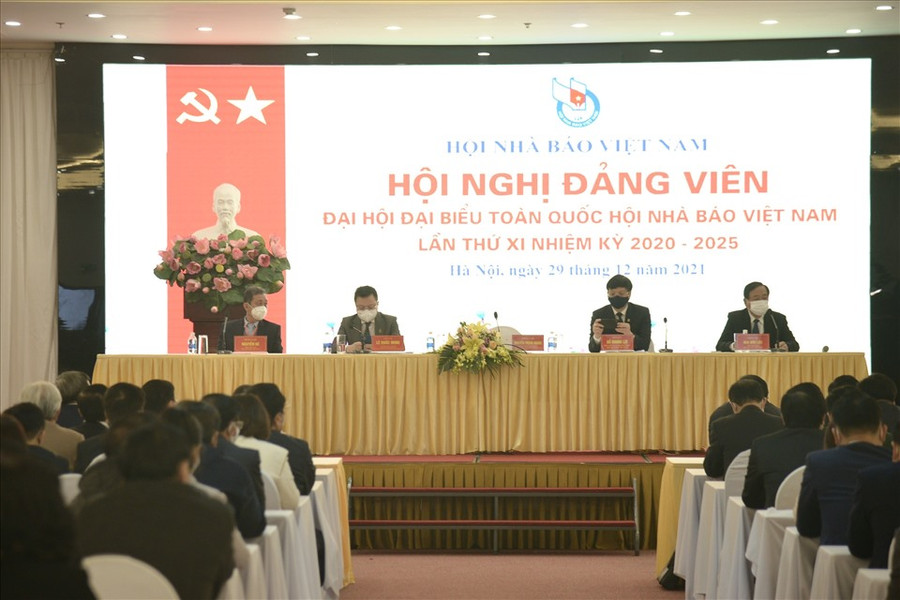 Hội nghị đảng viên chiều 29.12. Ảnh: T.Vương
