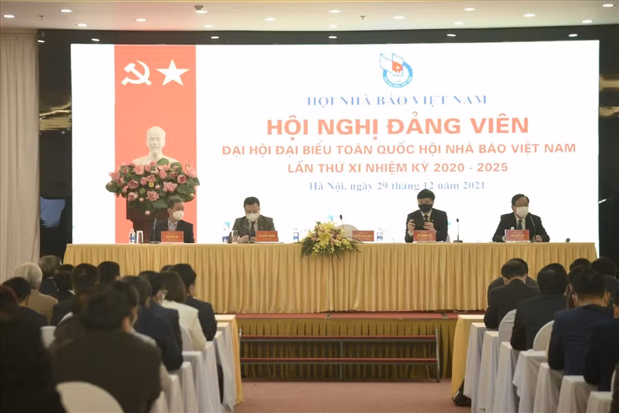 Hội nghị đảng viên chiều 29.12. Ảnh: T.Vương