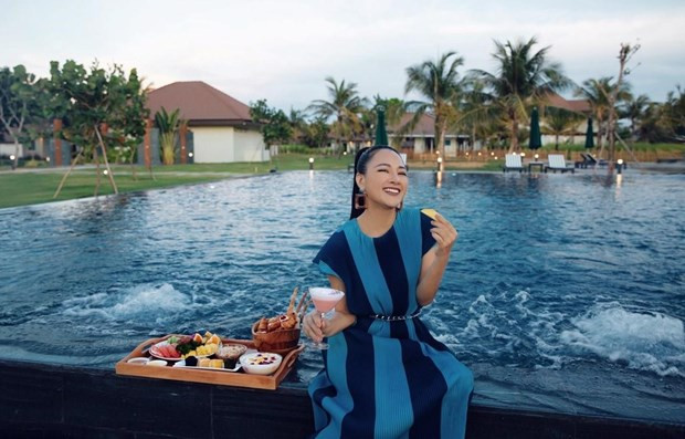 Quần thể nghỉ dưỡng có khu vui chơi đẳng cấp của Vinpearl. Ảnh: CTV/Vietnam+