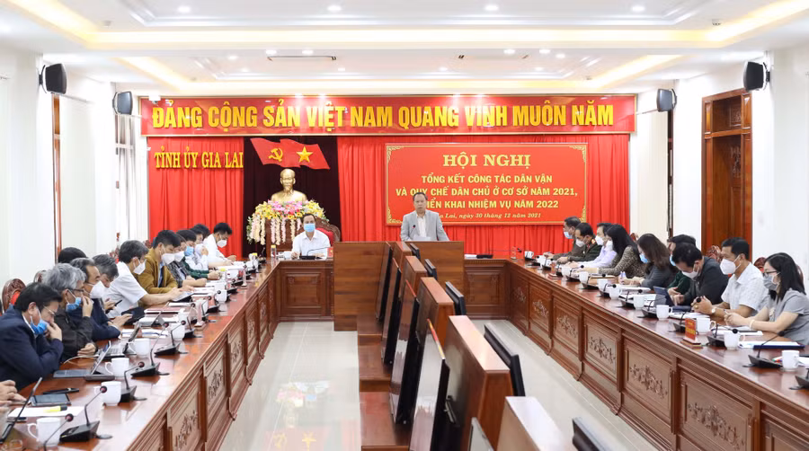 Quang cảnh hội nghị. Ảnh: Anh Huy