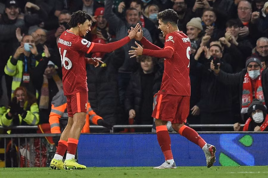 Liverpool có được trận thắng thứ 8 liên tiếp. Ảnh: AFP
