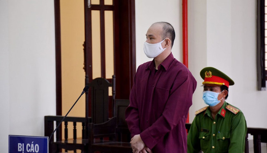 Bị cáo tại phiên tòa. Ảnh: An Long Bị cáo tại phiên tòa. Ảnh: An Long