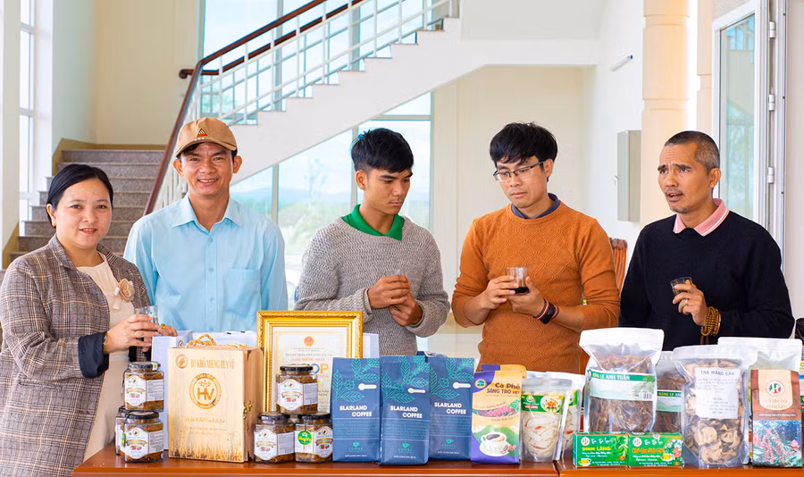 Huyện Đak Đoa hiện có 19 sản phẩm đạt OCOP cấp tỉnh, góp phần nâng cao giá trị sản xuất. Ảnh Phan Lài.jpg