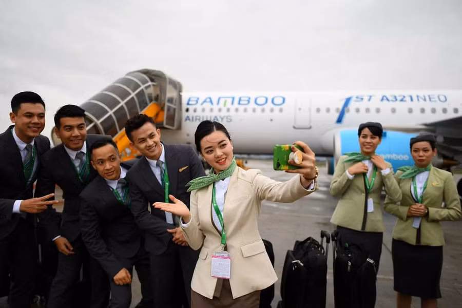  Cao điểm, mỗi ngày Bamboo Airways thu về 2,5-3 triệu USD nhưng khi Covid-19 xảy ra, doanh thu trở về 0. Ảnh: Bamboo.