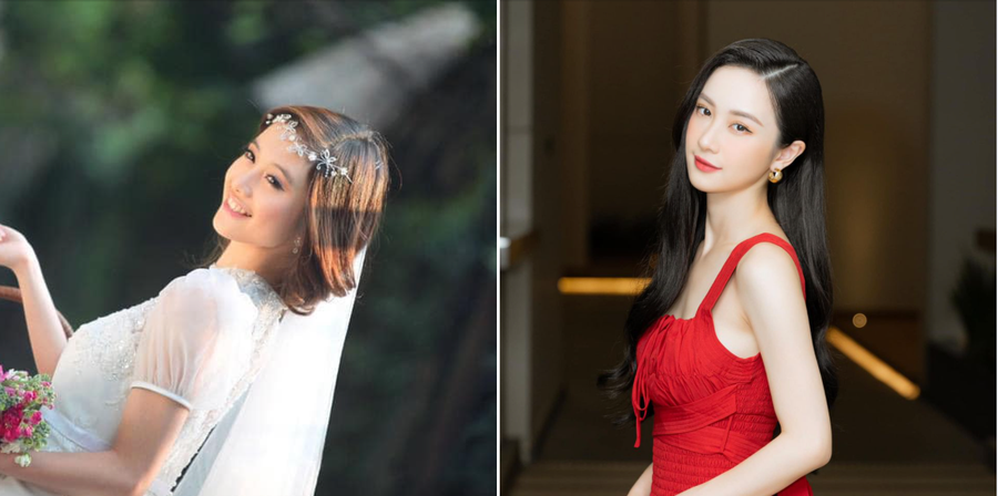 Jun Vũ chia sẻ hình ảnh đi chụp mẫu cưới của cô cách đây 10 năm trước, khi cô mới 16 tuổi. Nữ diễn viên chuyển từ nét đẹp ngây thơ, trong trẻo đến vẻ quyến rũ, trưởng thành đúng độ tuổi của mình. Ảnh: CMH.