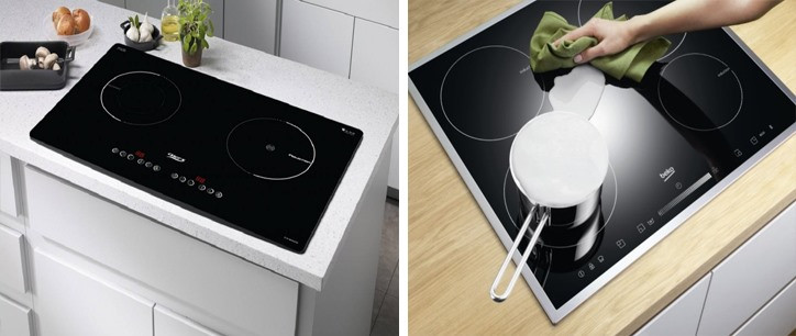 Sử dụng bếp từ vừa an toàn lại dễ dàng lau chùi, vệ sinh. Đồ họa: Kim Nhung