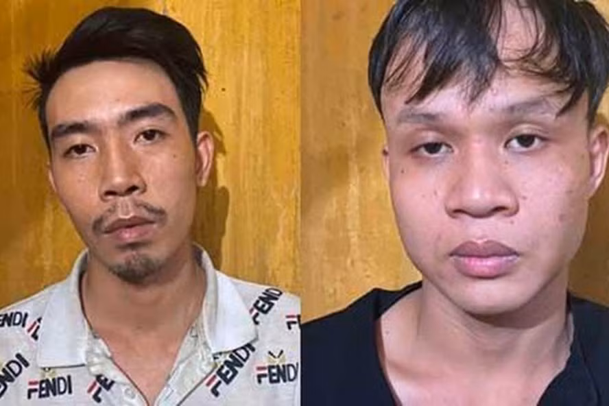  Hai tên trộm tham lam Quang và Cường. Ảnh: Công an cung cấp.