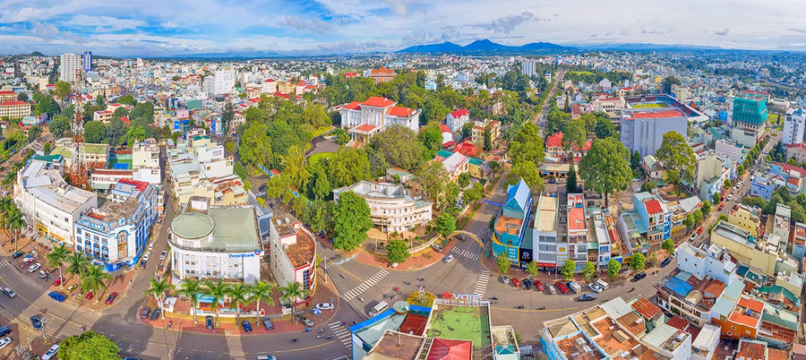 Đô thị Pleiku hôm nay. Ảnh: Phan Nguyên