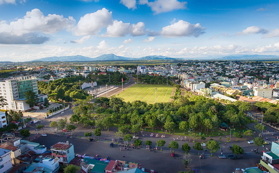  Tuần lễ Văn hóa-Du lịch TP. Pleiku năm 2020 diễn ra từ ngày 25 đến 28-11 tại khu vực Quảng trường Đại Đoàn Kết. Ảnh: Phan Nguyên