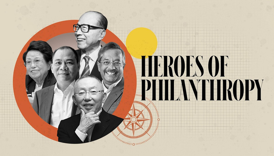 Danh sách "Anh hùng từ thiện" của Forbes năm nay cũng có nhiều cái tên quen thuộc. Danh sách