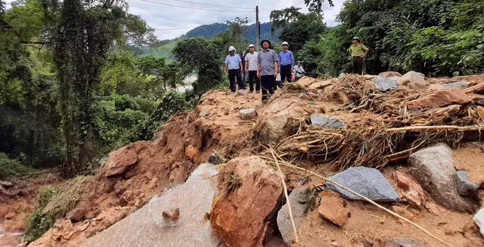 Bình Định cảnh báo khẩn nguy cơ xảy ra lũ quét và sạt lở đất tại các huyện miền núi trong tỉnh
