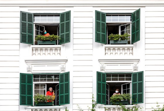  Niềm tin chiến thắng Covid-19 - huy chương đồng thể loại Ảnh hiện thực. Ảnh: PHẠM ĐÌNH THÀNH