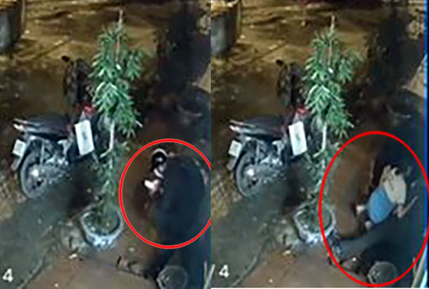  Vụ việc nam sinh trúng đạn lạc khi đang chờ người thân được camera ghi lại.