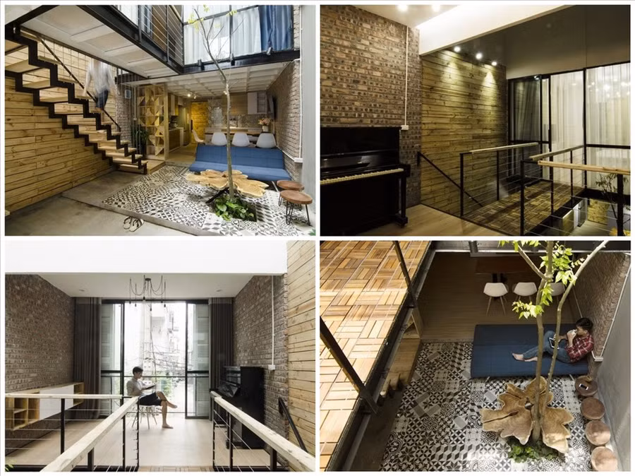 Trong khi đó, ngôi nhà diện tích lớn, mỗi người một phòng, khoảng cách tình cả trong gia đình sẽ lớn hơn. Đồ họa: Đức Mạnh