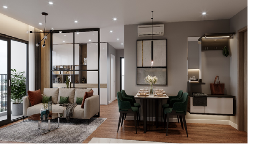 Căn hộ 2 phòng ngủ Imperia Smart City được 