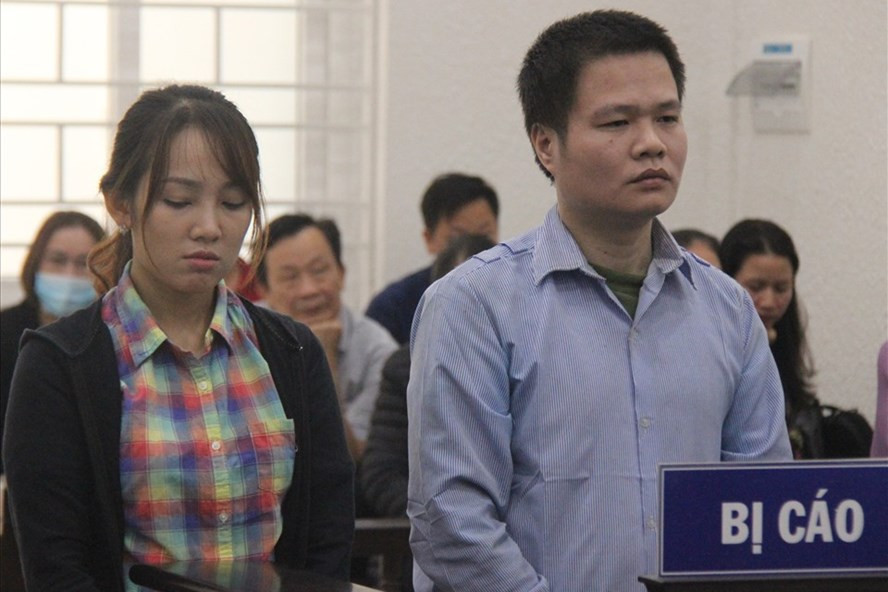 Vợ chồng Nguyễn Văn Thái bị cáo buộc lừa đảo chiếm đoạt tiền của nhiều bị hại. Ảnh: V.Dũng.