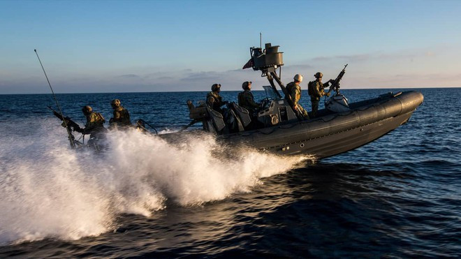 Xuồng phao quân sự của Mỹ - Ảnh: Hải quân Mỹ Xuồng phao quân sự của Mỹ - Ảnh: Hải quân Mỹ