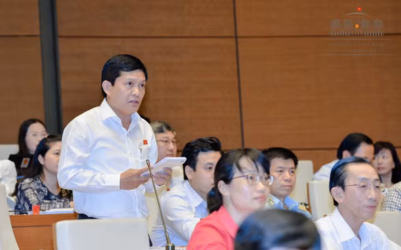  Ông Phạm Phú Quốc phát biểu tại một phiên họp Quốc hội trước đây - Ảnh: Quochoi.vn