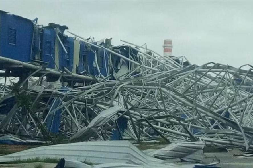 Hiện trường vụ tai nạn. Ảnh: Thanh Chung Hiện trường vụ tai nạn. Ảnh: Thanh Chung