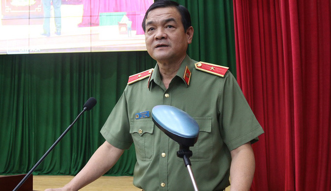 Thiếu tướng Lê Hồng Nam phát biểu chỉ đạo Thiếu tướng Lê Hồng Nam phát biểu chỉ đạo