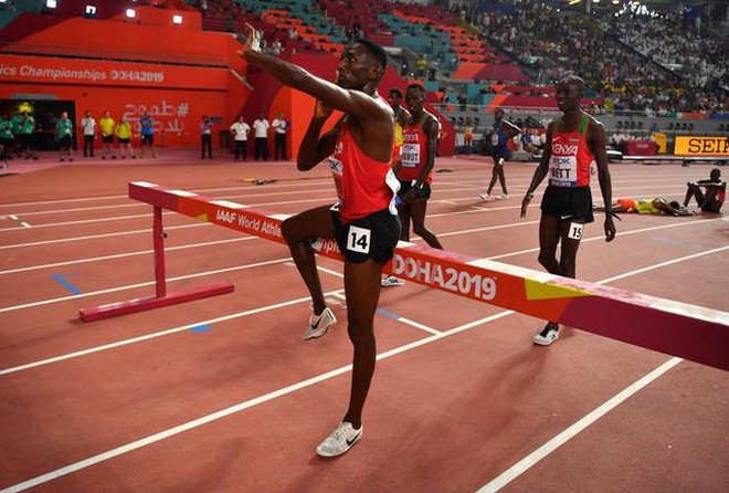 Kipruto là một trong những VĐV điền kinh xuất sắc nhất lịch sử - REUTERS Kipruto là một trong những VĐV điền kinh xuất sắc nhất lịch sử - REUTERS