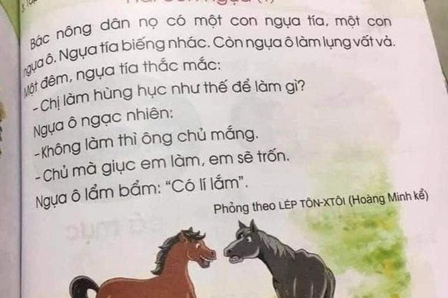 Một trong những "hạt sạn to như cái bát" trong SGK. Một trong những