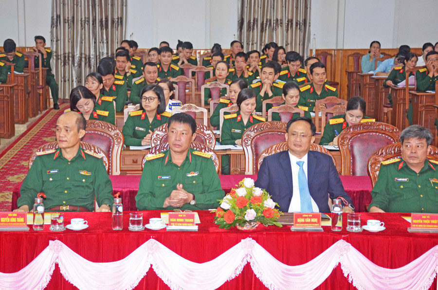 Các đại biểu tham dự buổi tập huấn. Ảnh: Vĩnh Hoàng