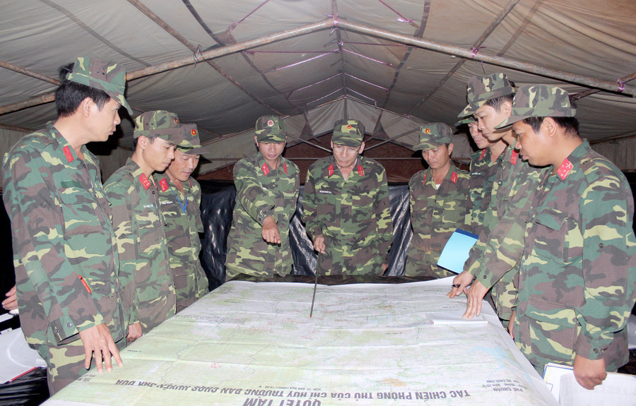 Lực lượng vũ trang tỉnh Gia Lai: 75 năm vang mãi bản hùng ca ảnh 2 Lực lượng vũ trang tỉnh thường xuyên diễn tập để nâng cao trình độ, khả năng sẵn sàng chiến đấu. Ảnh: Vĩnh Hoàng