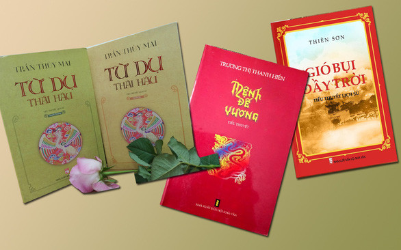 Một số tác phẩm đoạt giải thưởng cuộc thi tiểu thuyết lần thứ 5 của Hội Nhà văn - Ảnh: T.ĐIỂU - PHÚ THỌ Một số tác phẩm đoạt giải thưởng cuộc thi tiểu thuyết lần thứ 5 của Hội Nhà văn - Ảnh: T.ĐIỂU - PHÚ THỌ