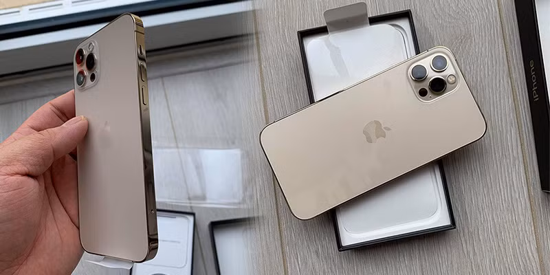 Chiếc iPhone 12 Pro màu vàng rất được người Việt ưa chuộng năm nay.
