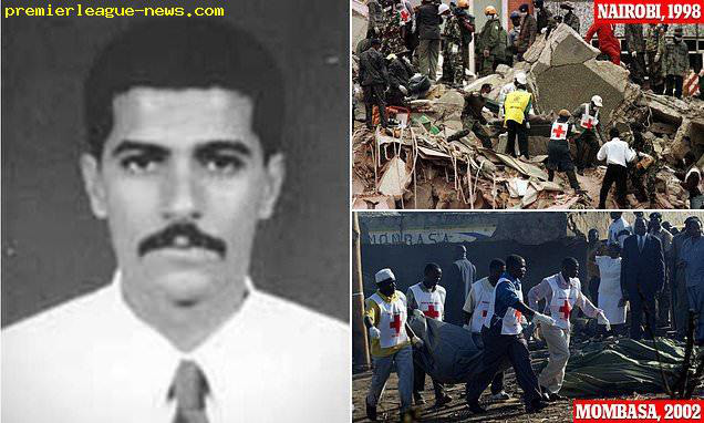  Abu Muhammad al-Masri (trái) được cho là thực hiện vụ tấn công Đại sứ quán Mỹ tại Nairobi (Kenya) năm 1998. Ảnh: PremierLeague-News