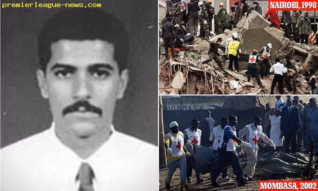  Abu Muhammad al-Masri (trái) được cho là thực hiện vụ tấn công Đại sứ quán Mỹ tại Nairobi (Kenya) năm 1998. Ảnh: PremierLeague-News
