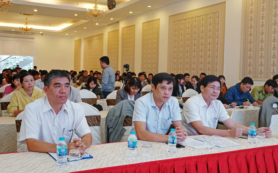 Các đại biểu tham gia hội nghị tập huấn. Ảnh: Minh Nguyễn