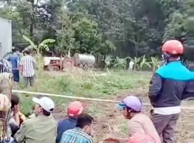 Hiện trường nơi xảy ra vụ việc ẢNH CHỤP MÀN HÌNH