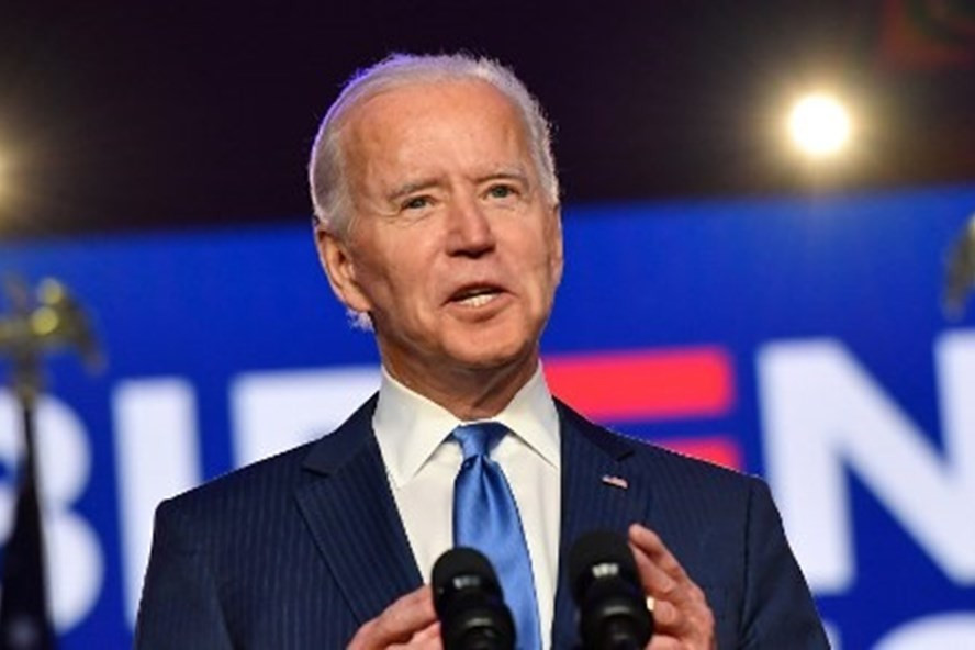 Ông Joe Biden công bố chương trình hành động chuẩn bị tiếp nhận nhiệm vụ của tổng thống đắc cử trong phát biểu tối 6.11. Ảnh: AFP. Ông Joe Biden công bố chương trình hành động chuẩn bị tiếp nhận nhiệm vụ của tổng thống đắc cử trong phát biểu tối 6.11. Ảnh: AFP.