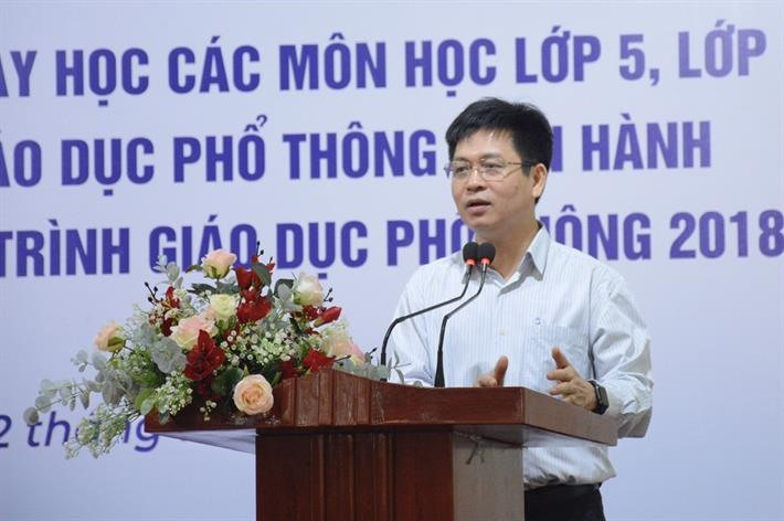 Vụ trưởng Vụ Giáo dục Trung học Nguyễn Xuân Thành. Ảnh: Bộ GDĐT