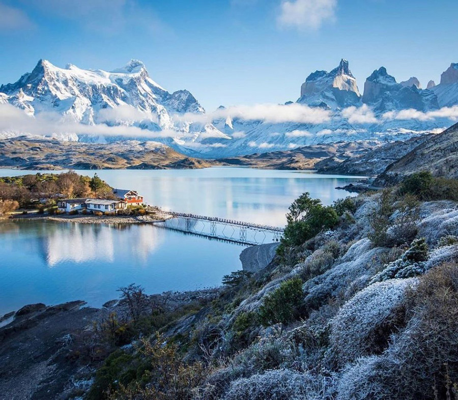 Đứng đầu danh sách 50 điểm đến đẹp nhất thế giới 2020 là Vườn quốc gia Torres del Paine, Chile. Vườn quốc gia ở miền Nam khu Patagonia, Chile. Theo Big 7 Travel đánh giá: 