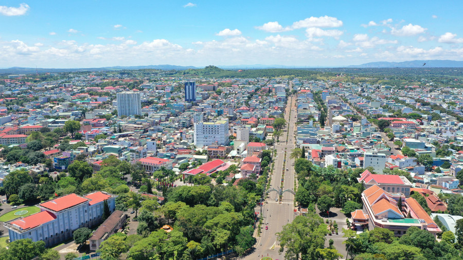 TP. Pleiku hướng tới đô thị thông minh, phát triển bền vững. Ảnh: Quang Tấn TP. Pleiku hướng tới đô thị thông minh phát triển bền vững. Ảnh: Quang Tấn