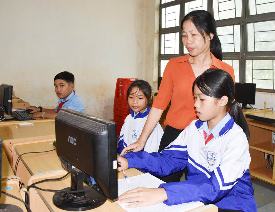 Cơ sở vật chất, trang-thiết bị dạy học tại các trường được chú trọng đầu tư. Ảnh: Trần Dung Cơ sở vật chất trang thiết bị dạy học tại các trường được chú trọng đầu tư. Ảnh: Trần Dung