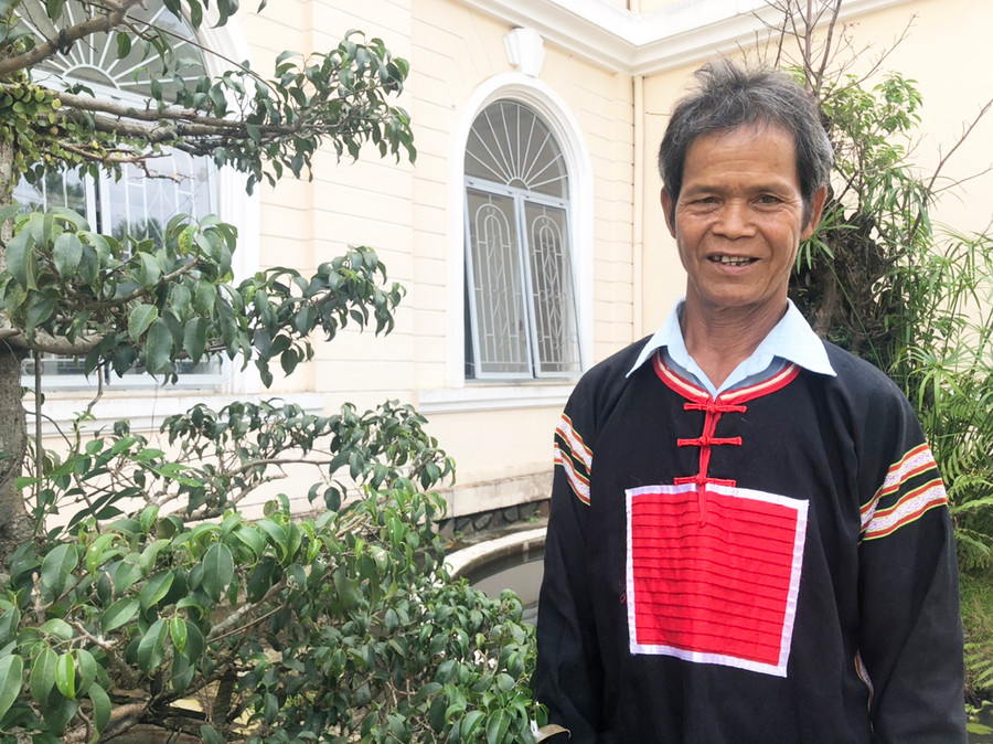 Ông Kpă Phinh. Ảnh: Phương Dung