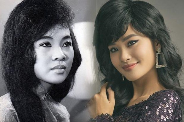  Phạm Nhật Linh vào vai giọng ca xứ Huế Thanh Thúy. (Ảnh: Đoàn làm phim)